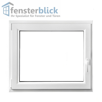 1 flg. Fenster Dreh-Kipp-Links Weiß 2-fach Verglasung 700x600mm DRUTEX Iglo 5 Classic